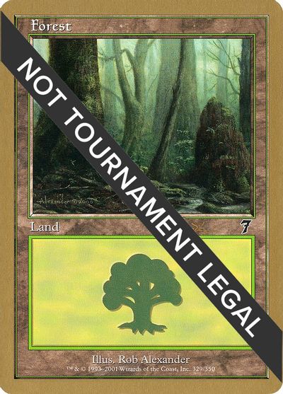 Forest (329) - 2001 Jan Tomcani (7ED) card art