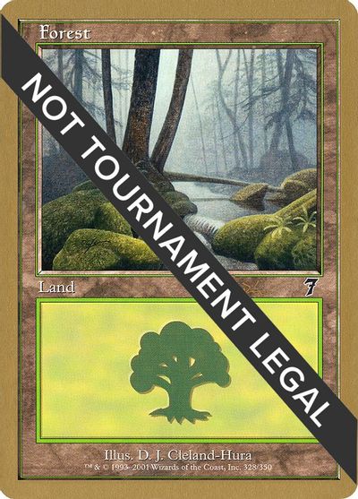 Forest (328) - 2001 Jan Tomcani (7ED) card art