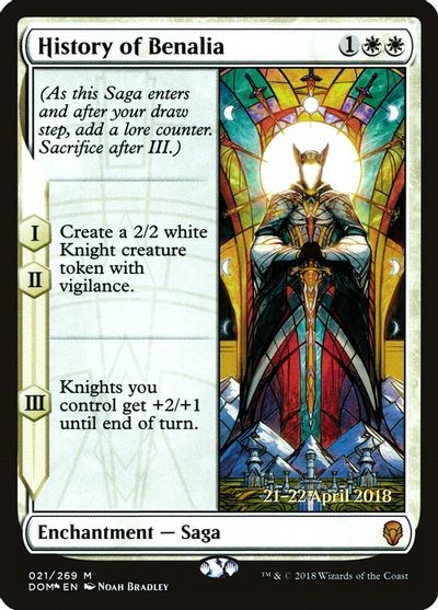 History of Benalia card art
