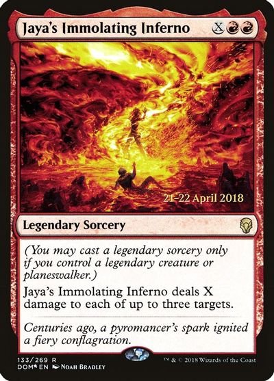 Jaya's Immolating Inferno card art