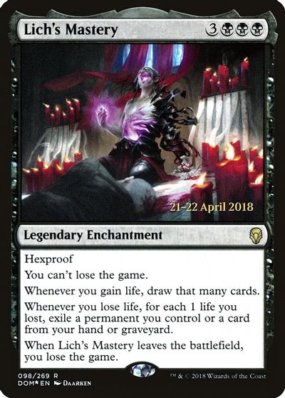 Lich's Mastery card art