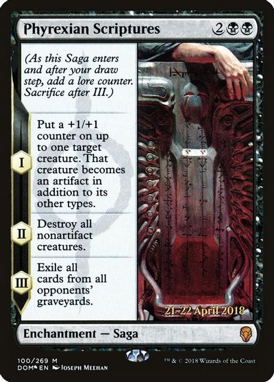 Phyrexian Scriptures card art