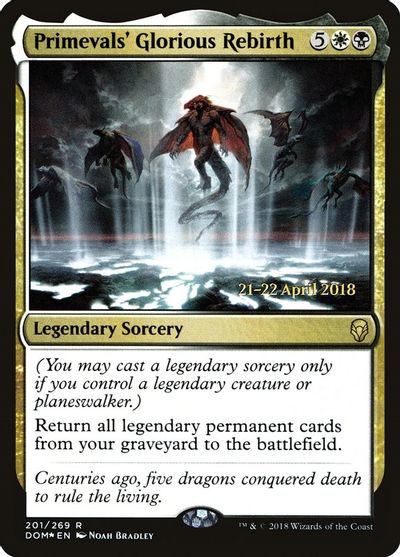 Primevals' Glorious Rebirth card art