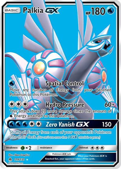 Palkia GX (Full Art) card art