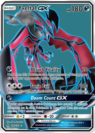 Yveltal GX (Full Art) card art
