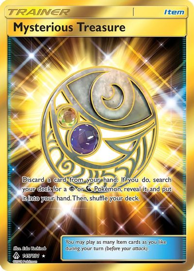 Mysterious Treasure (Secret) card art