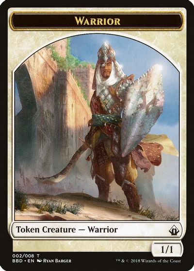 Warrior Token card art