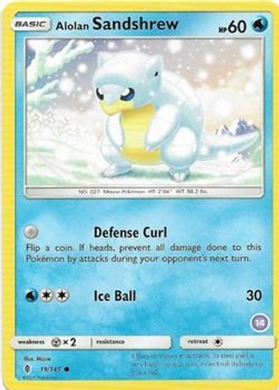 Alolan Sandshrew (14) card art