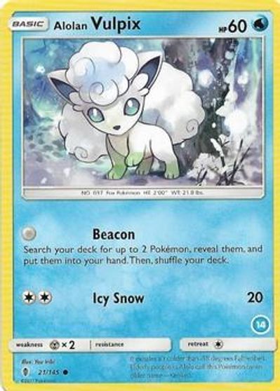 Alolan Vulpix (14) card art