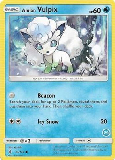 Alolan Vulpix (29) card art