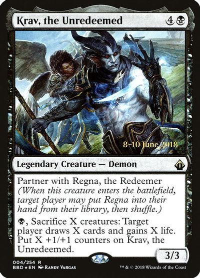 Krav, the Unredeemed card art