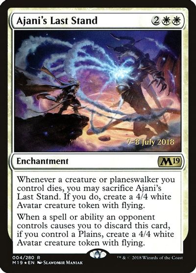 Ajani's Last Stand card art