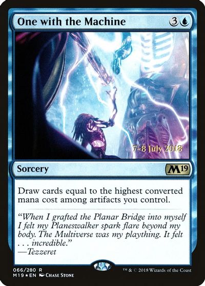 One with the Machine card art