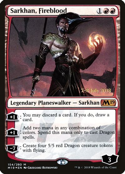Sarkhan, Fireblood card art