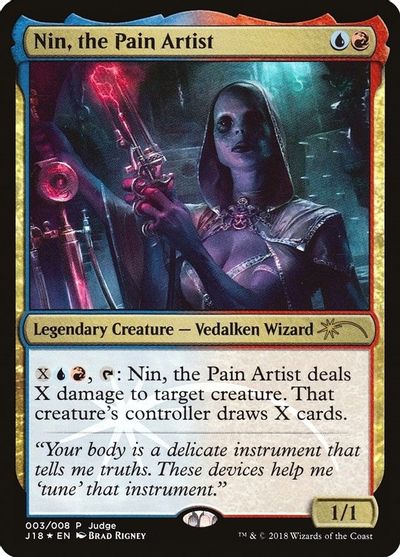 Nin, the Pain Artist card art