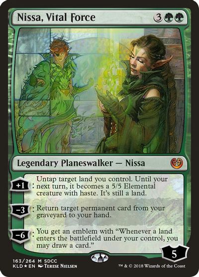 Nissa, Vital Force (SDCC 2018 Exclusive) card art