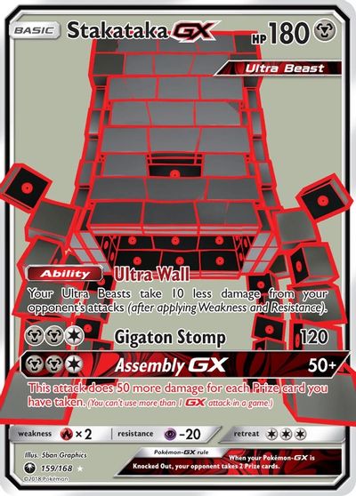 Stakataka GX (Full Art) card art