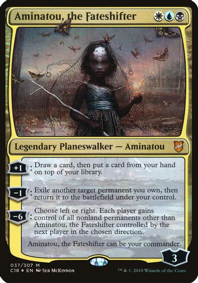 Aminatou, the Fateshifter (Commander 2018) card art