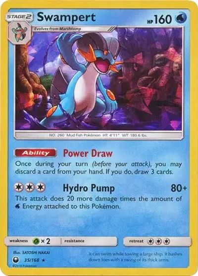 Swampert - 35/168 (SM Celestial Storm) card art
