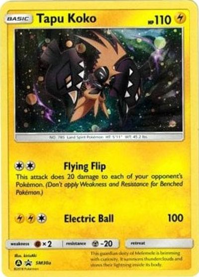 Tapu Koko - SM30a card art
