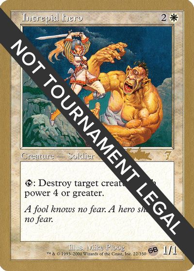 Intrepid Hero - 2002 Brian Kibler (7ED) (SB) card art