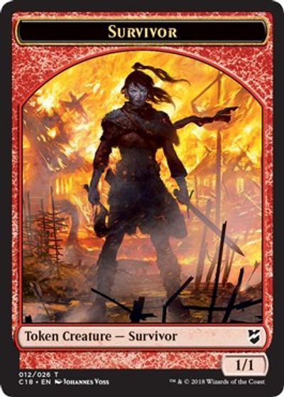Survivor // Myr (023) Double-Sided Token card art