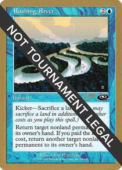 Rushing River - 2002 Raphael Levy (PLS) card art