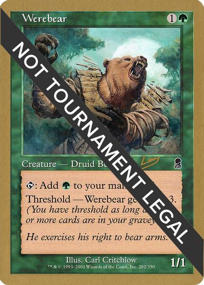 Werebear - 2002 Raphael Levy (ODY) card art