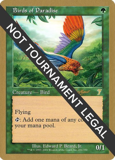 Birds of Paradise - 2002 Sim Han How (7ED) card art