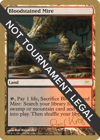 Bloodstained Mire - 2003 Peer Kroger (ONS) card art