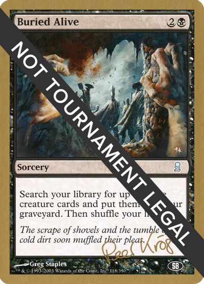 Buried Alive - 2003 Peer Kroger (ODY) (SB) card art