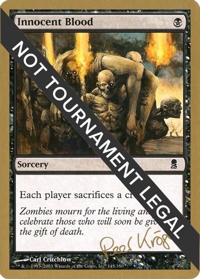 Innocent Blood - 2003 Peer Kroger (ODY) card art