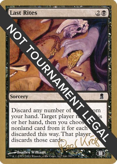 Last Rites - 2003 Peer Kroger (ODY) (SB) card art