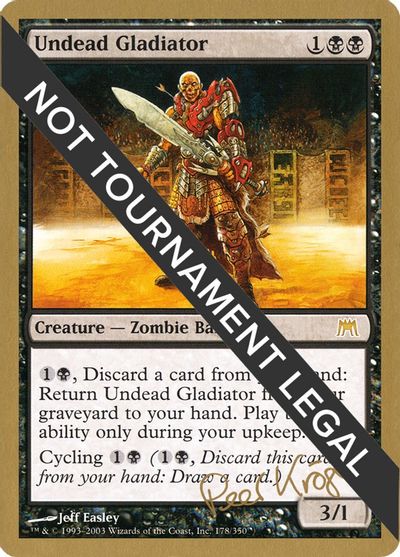 Undead Gladiator - 2003 Peer Kroger (ONS) card art