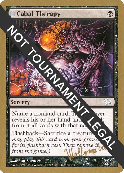 Cabal Therapy - 2003 Wolfgang Eder (JUD) (SB) card art