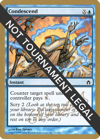 Condescend - 2004 Gabriel Nassif (5DN) card art