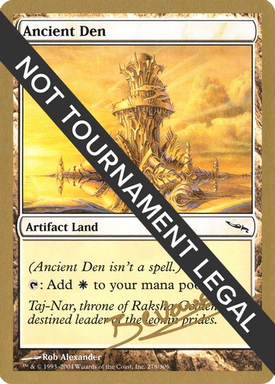 Ancient Den - 2004 Manuel Bevand (MRD) card art