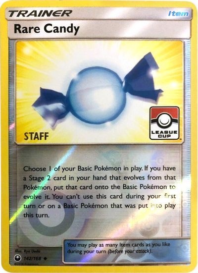Rare Candy - 142/168 (League Cup) [Staff] card art