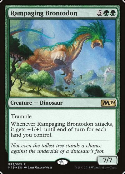 Rampaging Brontodon (2018 Gift Pack) card art