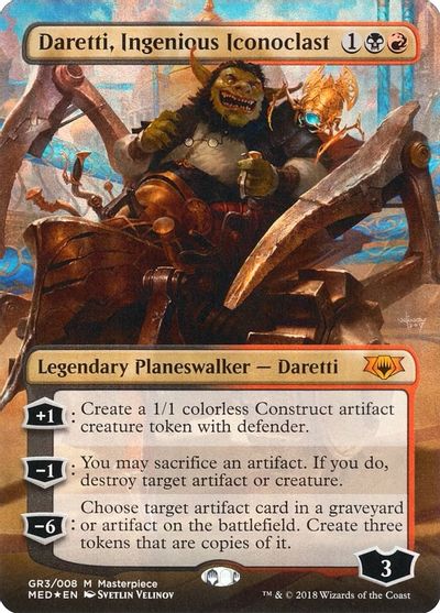 Daretti, Ingenious Iconoclast card art