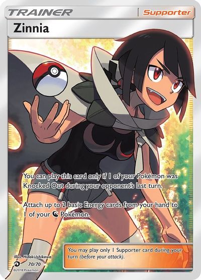 Zinnia (Full Art) card art