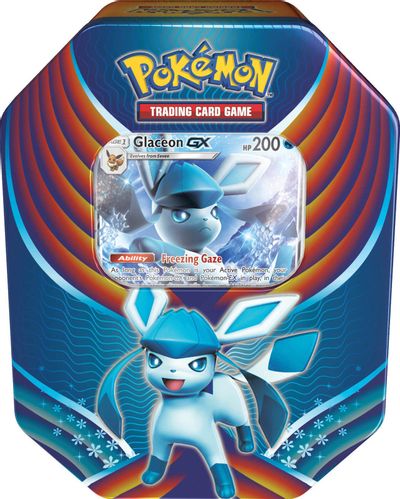 Evolution Celebration Tin [Glaceon GX] card art