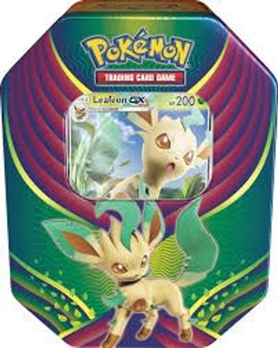 Evolution Celebration Tin [Leafeon GX] card art