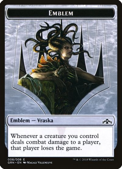 Emblem - Vraska, Golgari Queen card art
