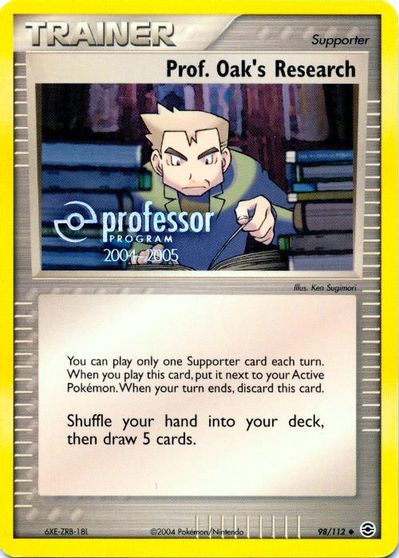 Prof. Oak's Research (2004-2005) card art