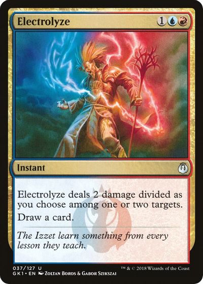 Electrolyze card art