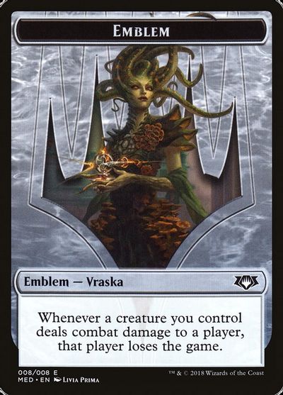 Emblem - Vraska, Golgari Queen card art