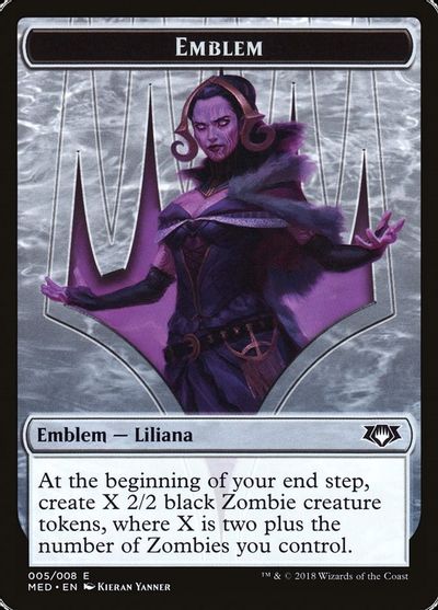 Emblem - Liliana, the Last Hope card art