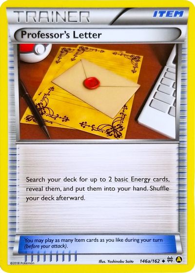 Professor's Letter - 146a/162 card art