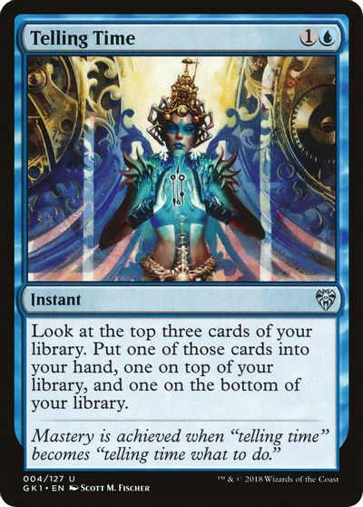 Telling Time card art